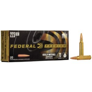 Federal Ammunition GOLD MEDAL BERGER AMMUNITION - 223 REMINGTON, BERGER BT TARGET, 73 GRAIN, 20/BOX