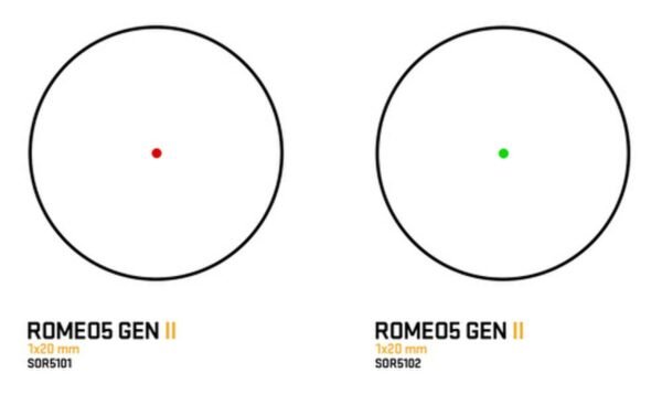 Sig Sauer ROMEO5 GEN II 1X20MM - BLACK, 2 MOA RED DOT - Image 5