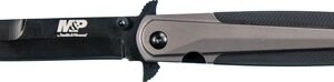S&W KNIFE M&P DAGGER 4" BLADE - BLACK/FDE W/ POCKET CLIP