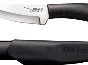 COLD STEEL ROACH BELLY 4.5" - PLAIN EDGE BLADE W/SHEATH