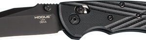 HOGUE DEKA 3.25" ABLE LCK FLDR - CLIP POINT G-10 FRAME BLACK