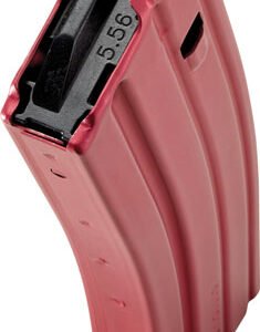 CPD MAGAZINE AR15 5.56X45 30RD - RED FINISH ALUMINUM