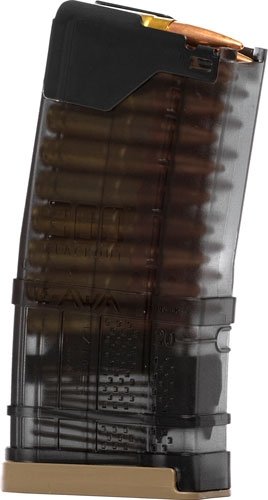 LANCER MAGAZINE L5AWM AR-15 - 300BLK 20RD TRANSLUCENT SMOKE - Image 2