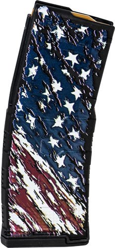 AMEND2 AR-15 MAGAZINE 5.56X45 - 30RD POLY MOD3 AMERICAN FLAG