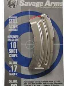 SAVAGE MAGAZINE MKII SERIES - .22LR/.17HM2 10RD STAINLESS