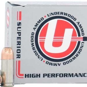 UNDERWOOD 9MM LUGER 124GR JHP - 20RD 10BX/CS