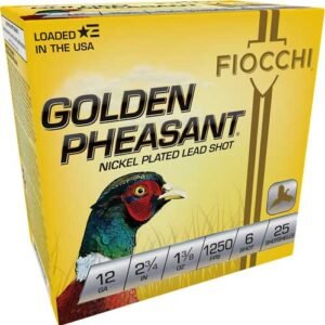 FIOCCHI GOLDEN PHEASANT 12GA - 2.75" 1-3/8OZ #6 25RD 10BX/CS