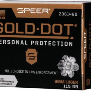 SPEER GOLD DOT 9MM LUGER - 115GR GDHP 20RD 10BX/CS