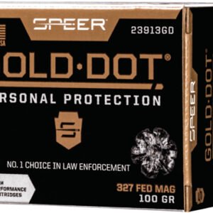SPEER GOLD DOT 327 FEDERAL - 100GR GDHP 20RD 10BX/CS