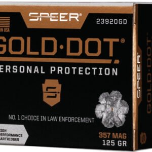 SPEER GOLD DOT 357 MAG 125GR - GDHP 20RD 10BX/CS
