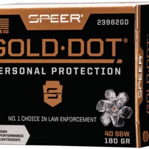 SPEER GOLD DOT 40 SW - 180GR GDHP 20RD 10BX/CS
