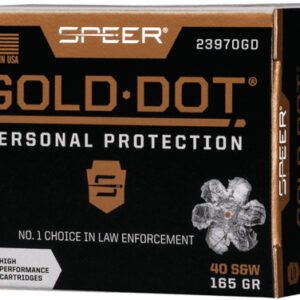 SPEER GOLD DOT 40 SW 165GR - GDHP 20RD 10BX/CS