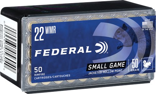 FEDERAL 22WMR 50GR JHP 1530FPS - 50RD 60BX/CS