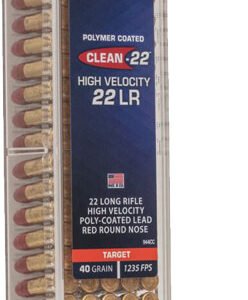 CCI CLEAN 22LR 40GR RED POLY - RN 1235FPS 100RD 50BX/CS