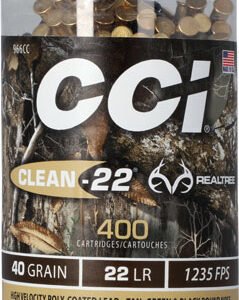 CCI CLEAN 22LR 40GR REALTREE - POLY COATED RN 400RD 8BX/CS
