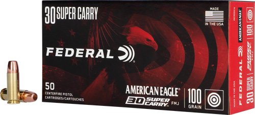 FEDERAL AE 30 SUPER CARRY - 100GR FMJ 50RD 20BX/CS - Image 2