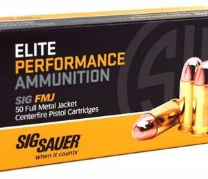 SIG AMMO 9MM 115GR FMJ 50RD - 10BX/CS