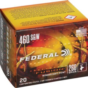 FEDERAL FUSION 460 SW MAG - 260GR FUSION 20RD 10BX/CS
