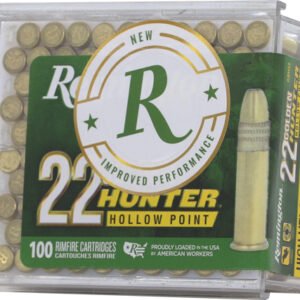 REMINGTON GOLDEN HUNTER 22LR - 40GR PLATED HP 100RD 50BX/CS