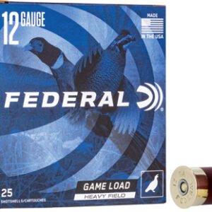 FEDERAL GAME SHOK 12GA 2.75" - 1-1/4OZ. #7.5 25RD 10BX/CS