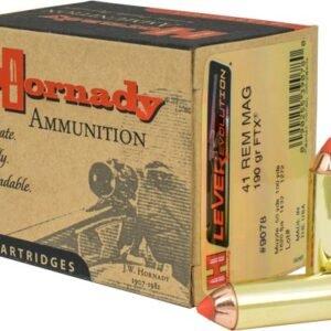 HORNADY LEVEREVOLUTION 41 REM - MAG 190GR FTX 20RD 10BX/CS