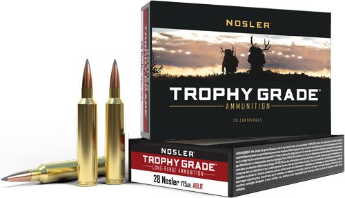 NOSLER TROPHY GRADE LR 28 - NOSLER 175GR ABLR 20RD 10BX/CS