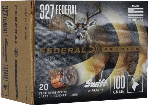 FEDERAL PREMIUM 327 FEDERAL - 100GR A-FRAME JHP 20RD 10BX/CS