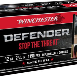 WINCHESTER DEFENDER 12GA 2.75" - 1OZ SLUG/3-00 BUCK 10RD 10BX/C
