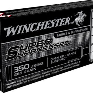 WINCHESTER SUPER SUPPRESS 350 - LEGEND 255GR FMJ 20RD 10BX/CS
