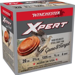 WINCHESTER XPERT STEEL 20GA - 2.75" 3/4OZ #6 25RD 10BX/CS