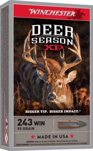 WINCHESTER DEER SEASON XP - 243 WIN 95GR JSP 20RD 10BX/CS - Image 2