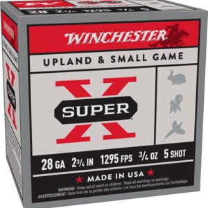 WINCHESTER SUPER-X 28GA 2.75" - 3/4OZ #6 1295FPS 25RD 10BX/CS