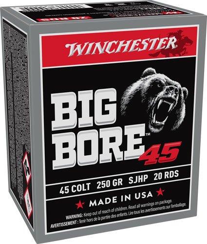 WINCHESTER BIG BORE 45 LC - 250GR JHP 20RD 10BX/CS - Image 2