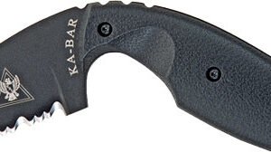 KA-BAR TDI KNIFE 2.31" - SERRATED W/SHEATH BLACK