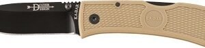 KA-BAR DOZIER FOLDING HUNTER - 3" COYOTE BROWN