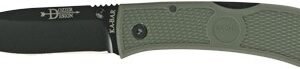KA-BAR DOZIER FOLDING HUNTER - 3" FOLIAGE GREEN