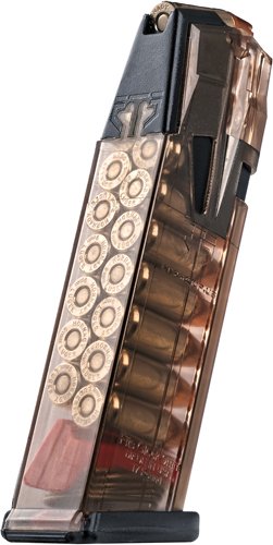 ETS MAGAZINE OMEGA GLOCK 17/19 - 9MM 17RD TRANS POLY 17/19/19X - Image 2