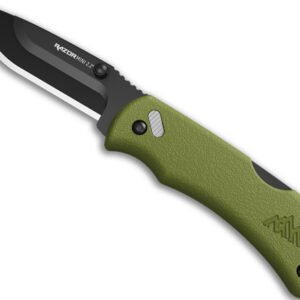 OUTDOOR EDGE RAZOR-MINI 2.2" - OD GREEN PMS W/2 BLACK DP BLDS