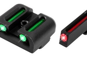 TRUGLO SIGHT SET FIBER OPTIC - FOR GLOCK 9MM/.40 SET