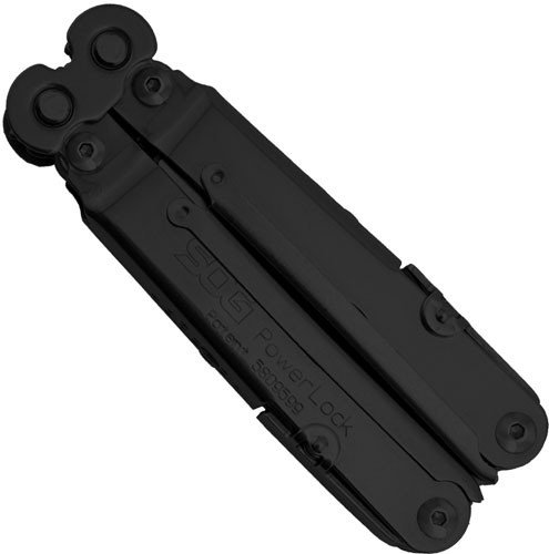 SOG MULTI-TOOL POWERLOCK BLACK - OXIDE W/SHEATH 18 TOOLS - Image 2