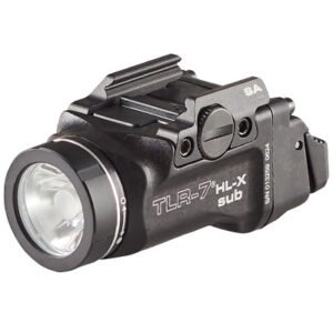 TLR-7 HL-X SUB USB GUN LIGHT - BLACK, GLOCK 43X / 48 MOS & RAIL, 1000 LUMENS