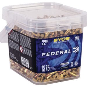 FEDERAL 22LR 36GR HP 1260FPS - 1375RD BUCKET 2BX/CS
