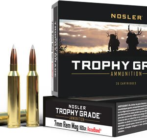NOSLER TROPHY GRADE 7MM REM - MAG 160GR ACUBOND 20RD 10BX/CS