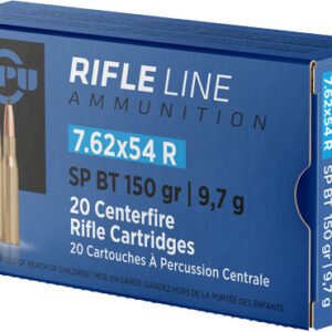 PPU 7.62X54R 150GR JSP - 20RD 10BX/CS