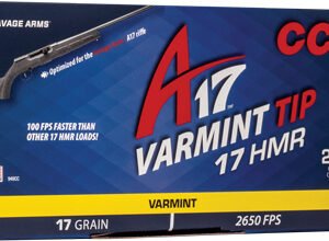 CCI A17 VARMINT TIP 17HMR 17GR - 2650FPS 200RD 10BX/CS