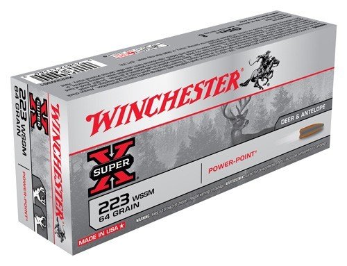 WINCHESTER SUPER-X 223 WSSM - 64GR POWER POINT 20RD 10BX/CS