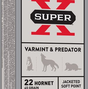 WINCHESTER SUPER-X 22 HORNET - 45GR JSP 50RD 10BX/CS