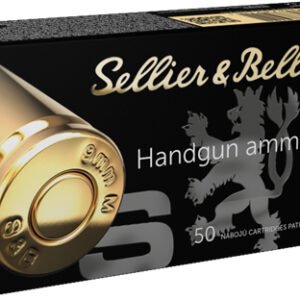 S&B 9MM MAKAROV 95GR FMJ-RN - 50RD 20BX/CS