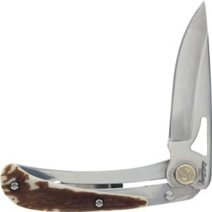 UNCLE HENRY KNIFE 3UH LARGE - 2.7" BLADE STAGLON HANDLE SCLS