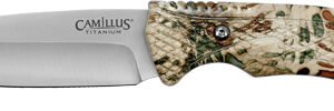 CAMILLUS MASK FIXED BLADE - 4" SS DROP POINT BLADE CAMO